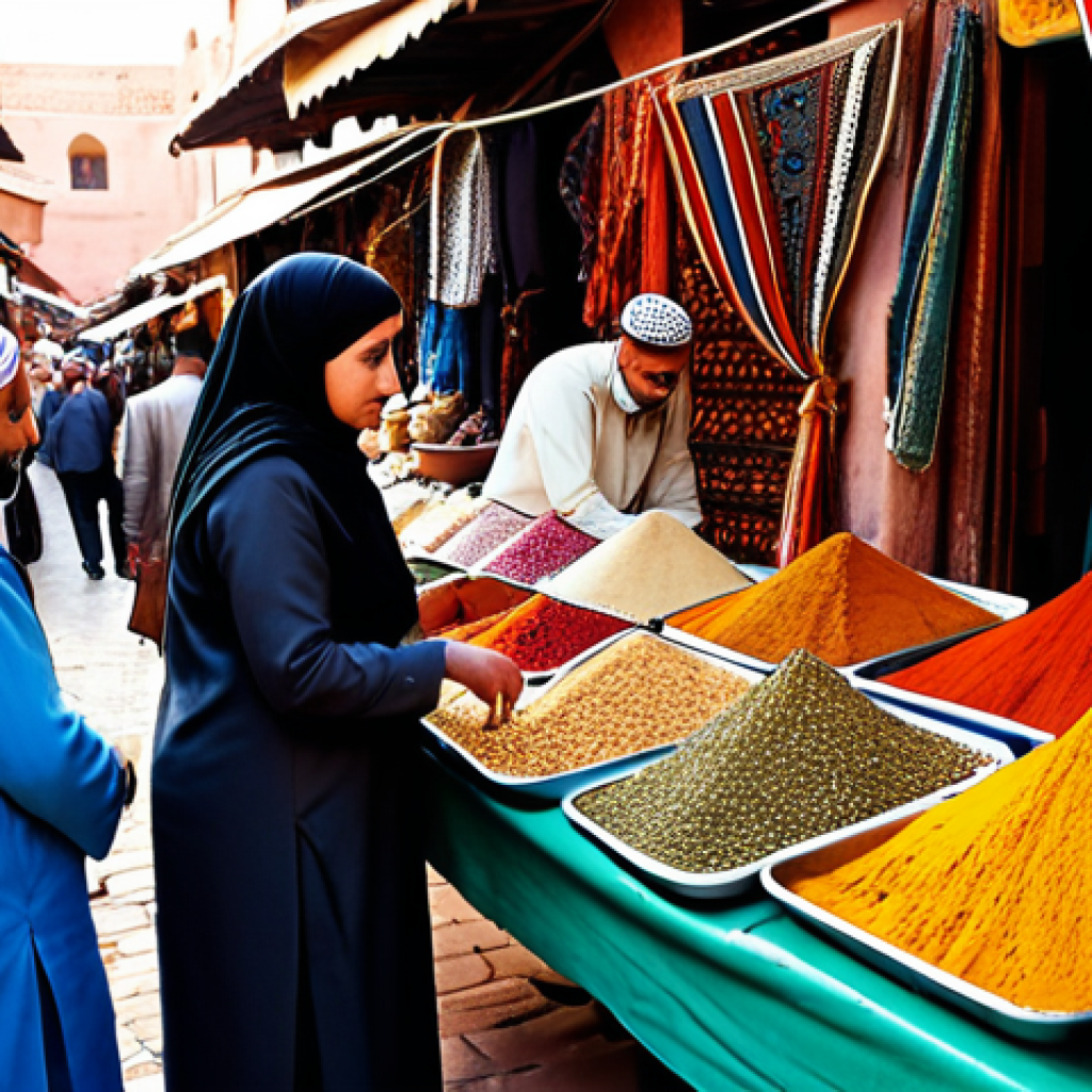 **
"A professional Arab family, fully clothed in traditional, modest attire, exploring a bustling marketplace in Marrakech, Morocco. Vendors display colorful textiles and spices. Warm, natural lighting. Safe for work, appropriate content, professional photography, perfect anatomy, natural pose, well-formed hands, proper finger count, family-friendly."
**